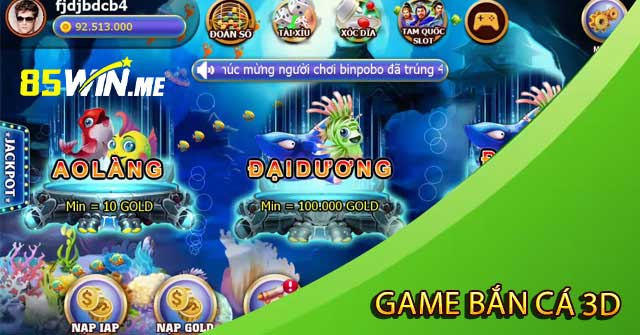 game bắn cá 3d