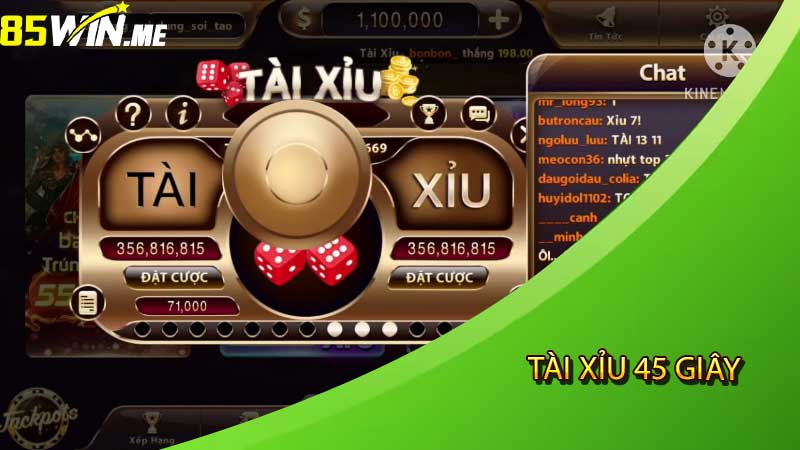 tài xỉu 45 giây